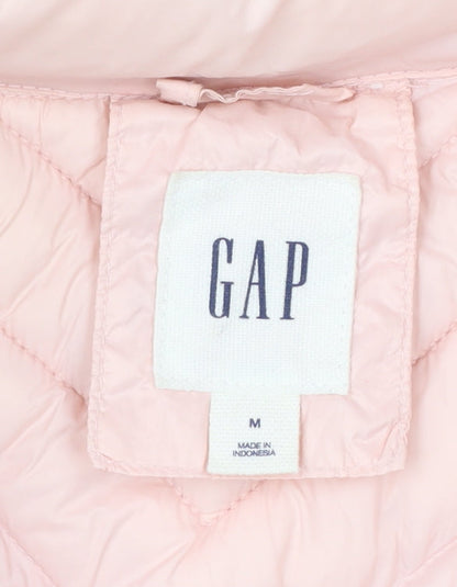 GAP Women's Pink Puffer Jacket M Lightweight Quilted Winter Coat