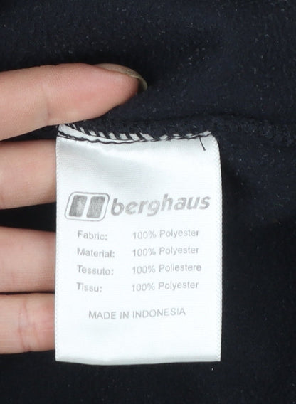 Berghaus Men's Black Fleece Full Zip Outdoor Jacket Size S