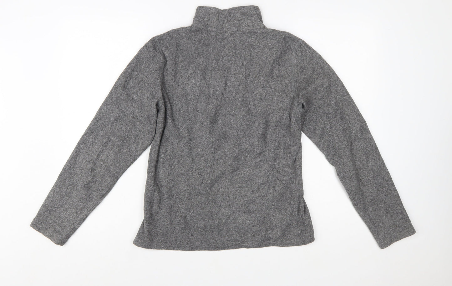 The North Face Women's Grey Fleece Pullover Sweatshirt M 1/2 Zip