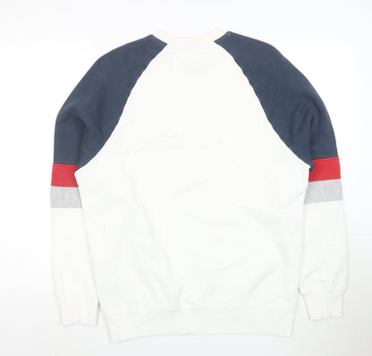 Jack Wills Men's Multicoloured Crew Neck Pullover Sweatshirt M
