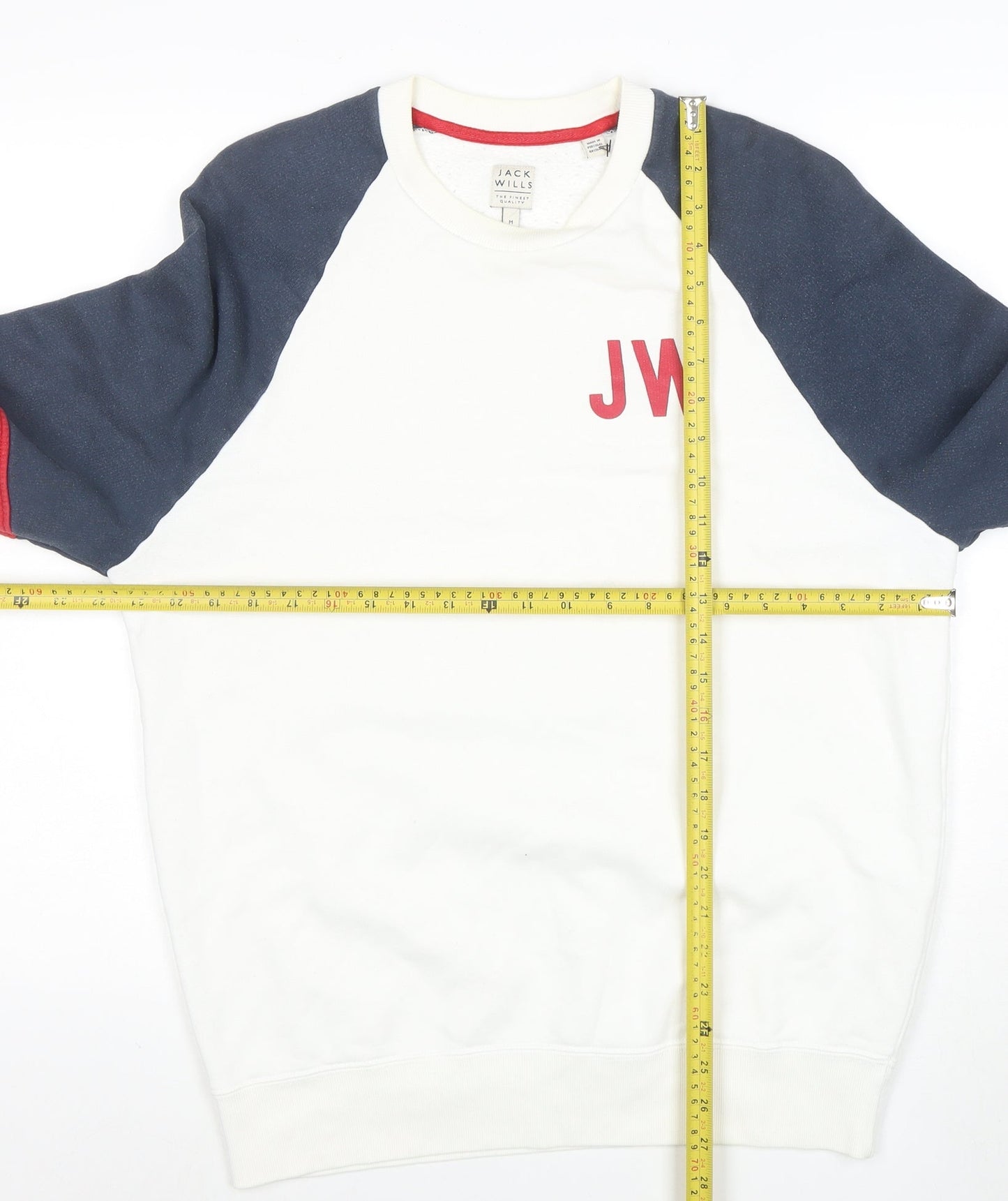 Jack Wills Men's Multicoloured Crew Neck Pullover Sweatshirt M
