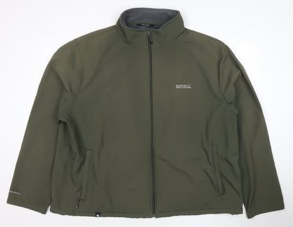 Regatta Men's Green 3XL Softshell Jacket Water Resistant Outdoor