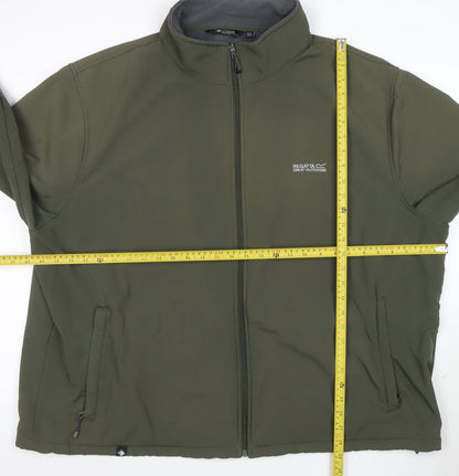 Regatta Men's Green 3XL Softshell Jacket Water Resistant Outdoor