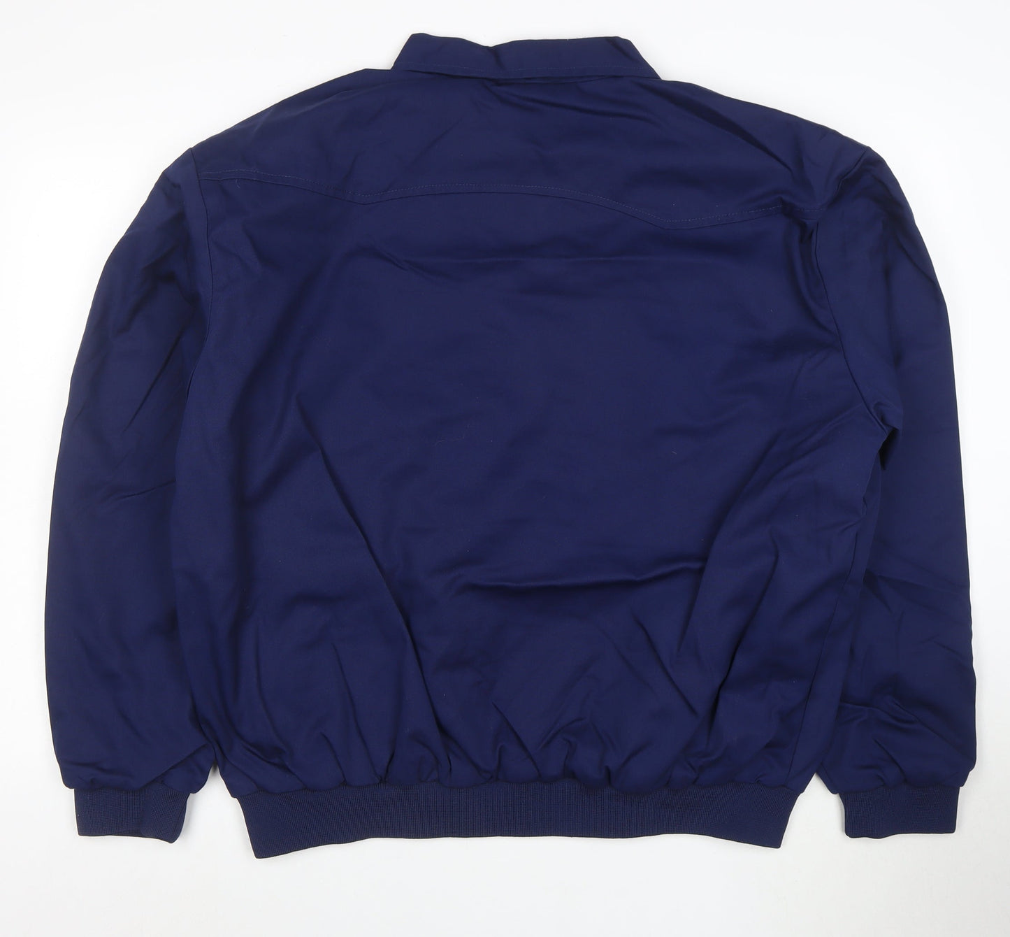 Cotton Works Men's Blue 3XL Bomber Jacket Polyester Cotton Lined
