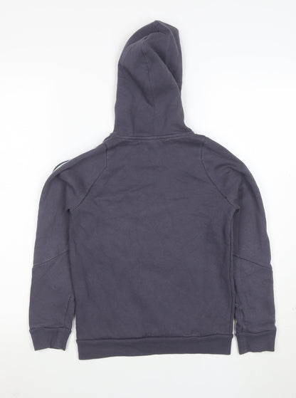 Adidas Boys Navy Blue Messi Hoodie 10 Years Pullover Hooded Sweatshirt