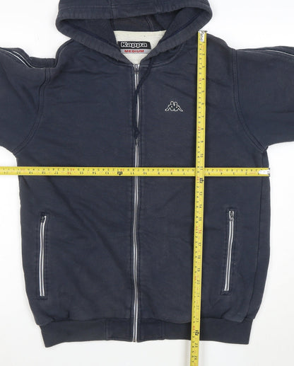 Kappa Men’s Blue Full Zip Hoodie Medium Sportswear