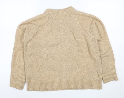 Notura Women's Beige Wool Button Cardigan Size S