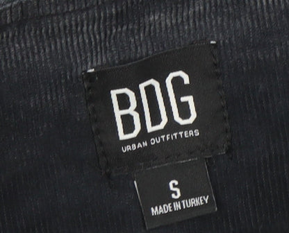 BDG Urban Outfitters Womens Grey Pleated Corduroy Mini Skirt Size S
