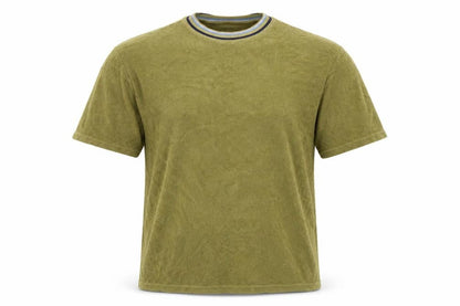 Urban Outfitters Men's Green Cotton Short Sleeve Crew Neck T-Shirt Size S