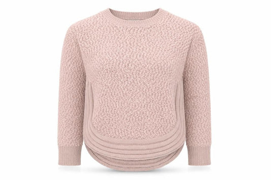 Apricot Womens Pink Crew Neck Chunky Knit Jumper Size 10