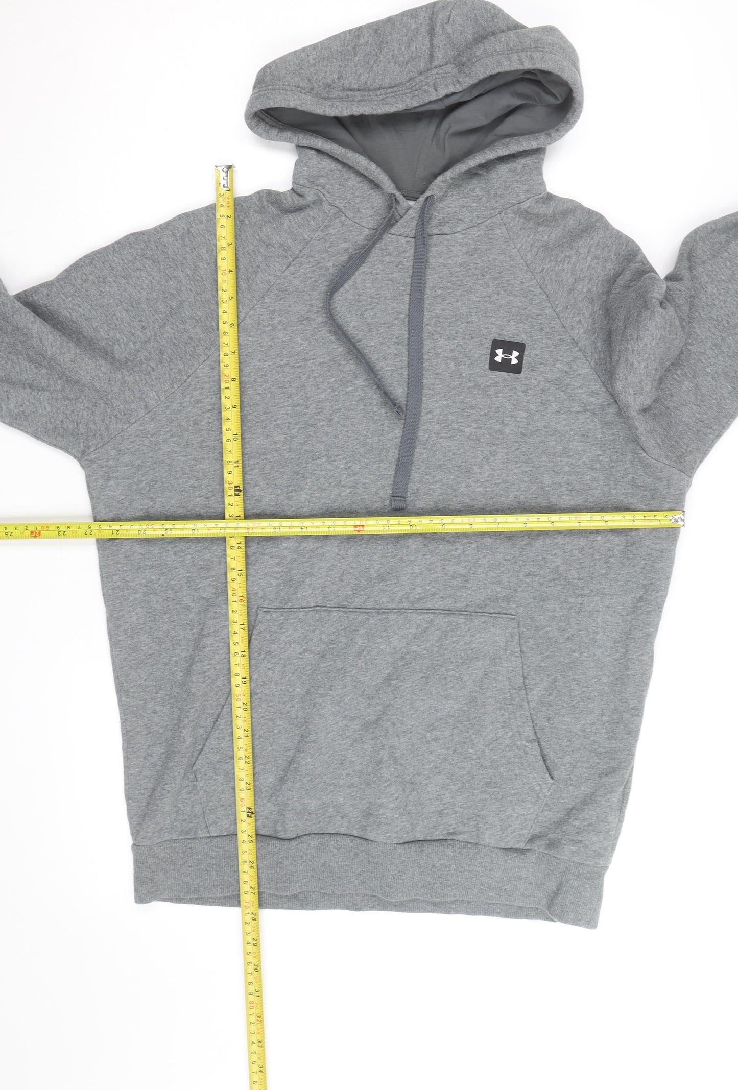 Under Armour Men's Grey Pullover Hoodie M Relaxed Fit Athletic