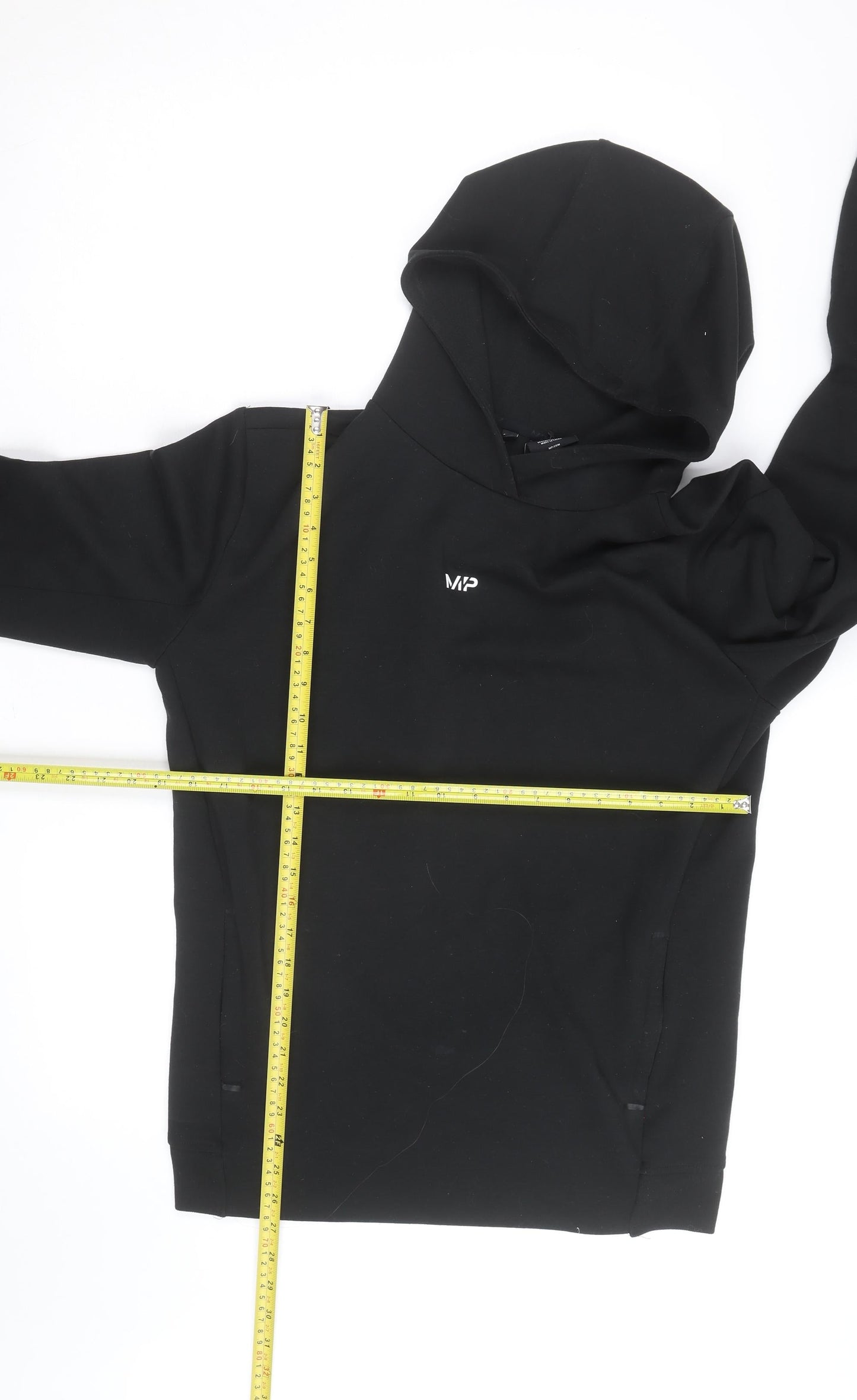 MP Men's Black Pullover Hoodie Size M Regular Fit Gym Wear
