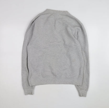 Obey Men's Grey Crew Neck Graphic Print Sweatshirt Size S