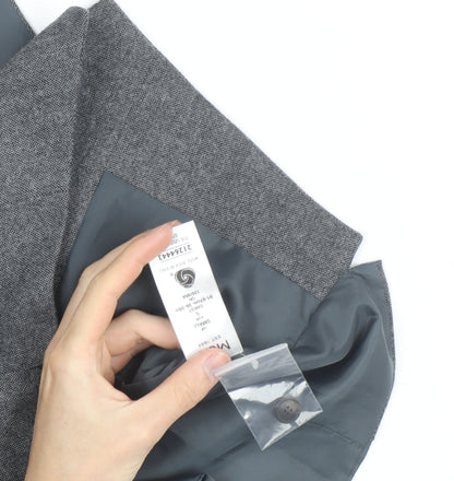 Marks and Spencer Men's Grey Wool Blend Waistcoat Size S Regular Fit