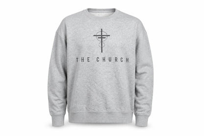 Ascolour Men's Grey Graphic Pullover Sweatshirt Medium