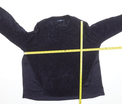 Next Women's Navy Crew Neck Pullover Jumper Size 12