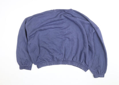PrettyLittleThing Plus Women's Blue Pullover Sweatshirt UK 18