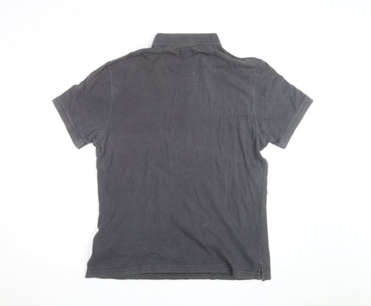 Barbour Mens Grey XL Cotton Short Sleeve Polo Shirt