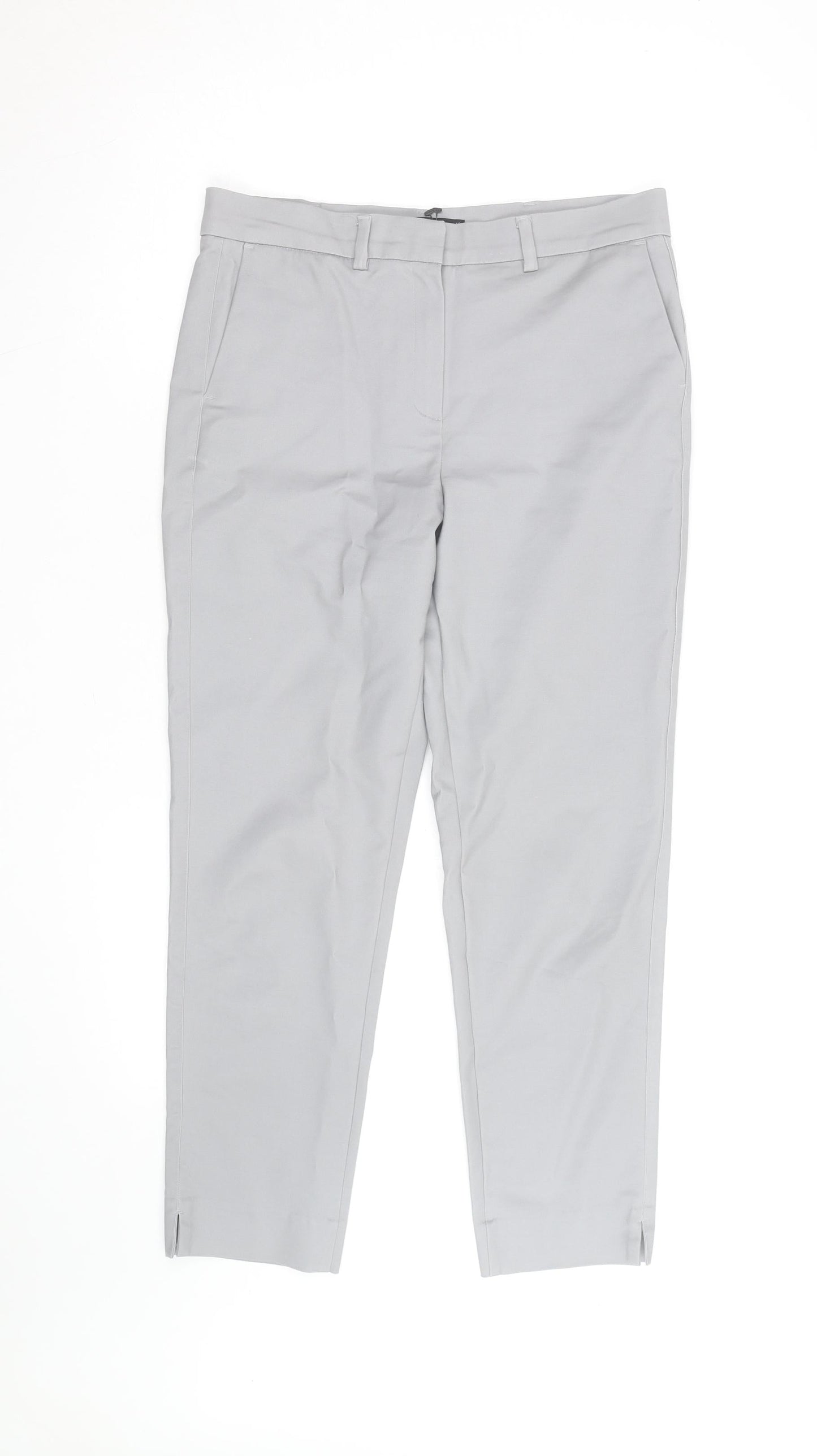 Marks and Spencer Autograph Grey Slim Ankle Trousers Women's Size 10