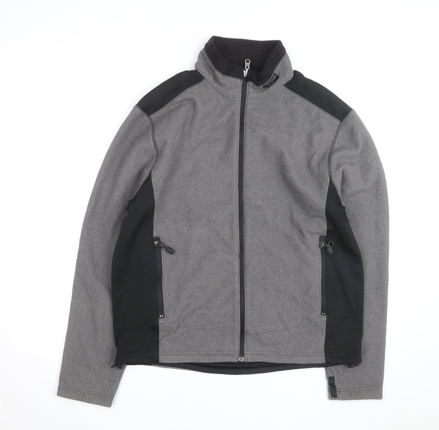 Eddie Bauer Men's Grey Softshell Full Zip Jacket Size M