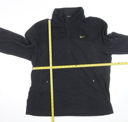 Nike Men's Black XL Therma Fit 1/2 Zip Fleece Activewear Jacket