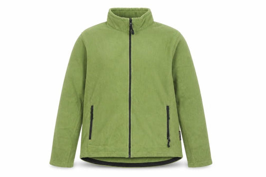 Eddie Bauer Women's Green Fleece Full Zip Hiking Jacket Size XL