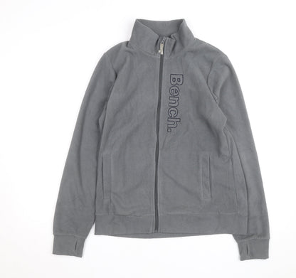 Bench Boys Grey Fleece Full Zip Basic Jacket 15-16 Years