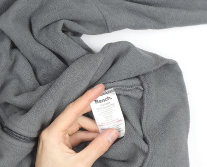 Bench Boys Grey Fleece Full Zip Basic Jacket 15-16 Years