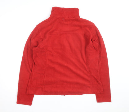 Columbia Men's Red Fleece Full Zip Jacket XL Outdoor Hiking