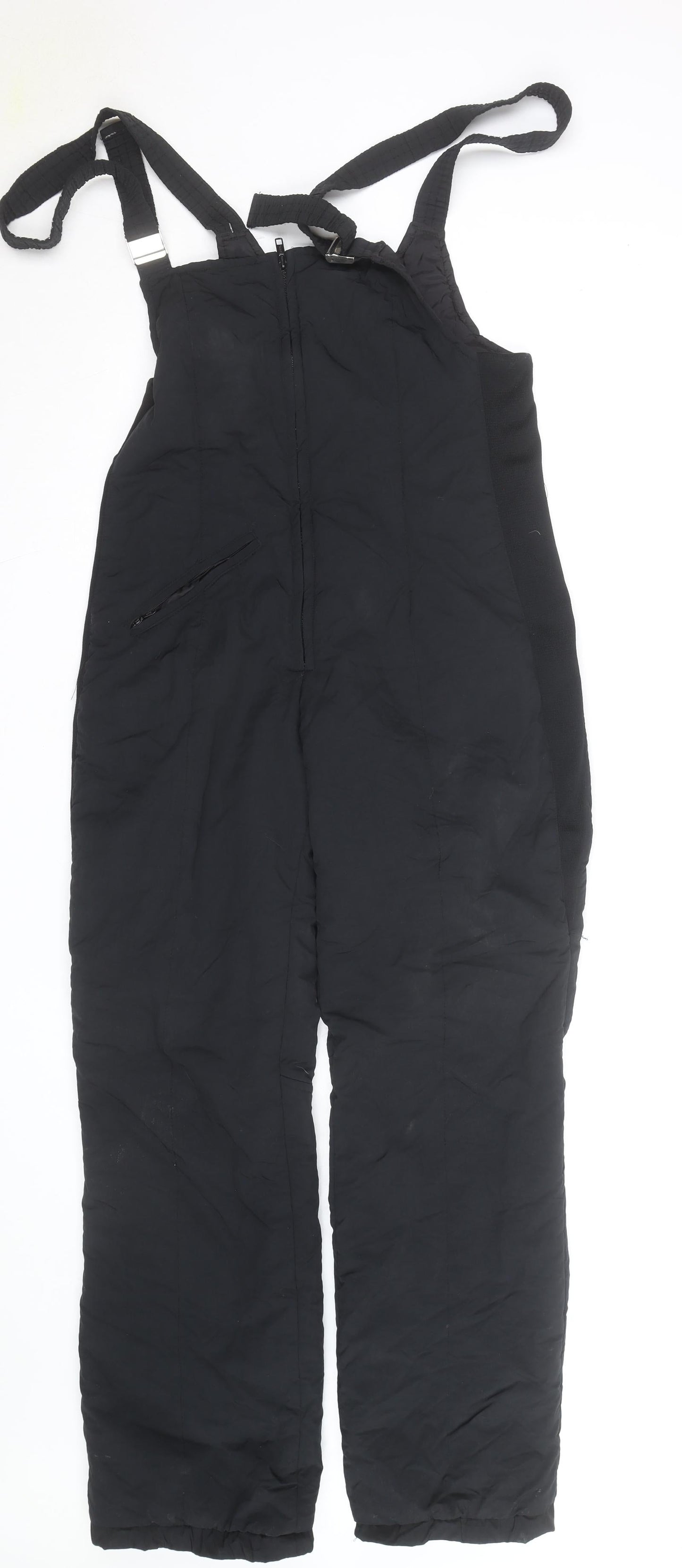 Obermeyer Women's Black Insulated Snow Pants with Adjustable Straps Size 12