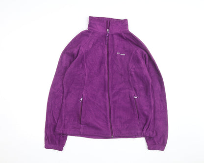 Columbia Women's Purple Fleece Full Zip Jacket XL Activewear