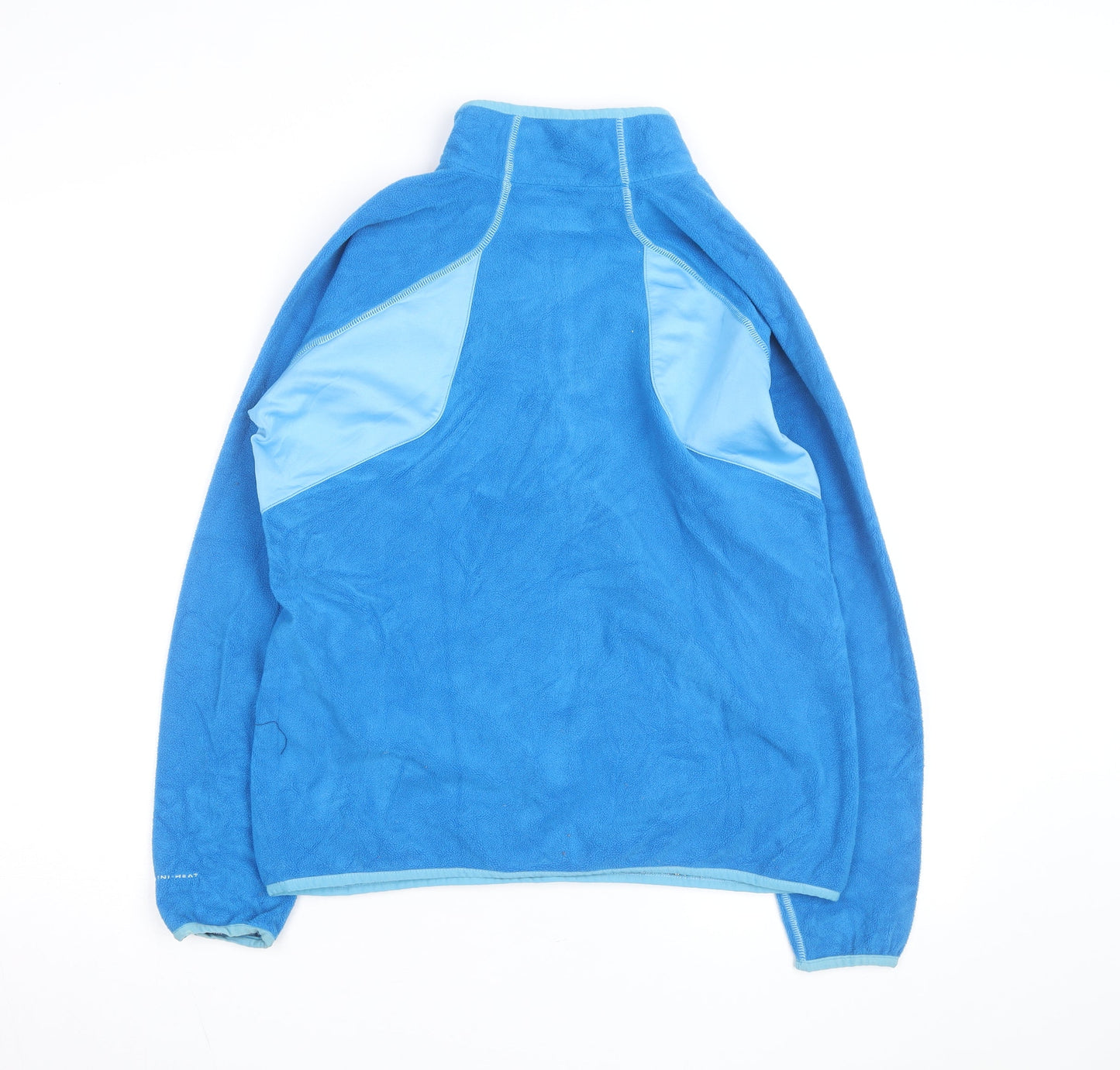 Columbia Girls Blue Fleece 1/4 Zip Pullover Sweatshirt L