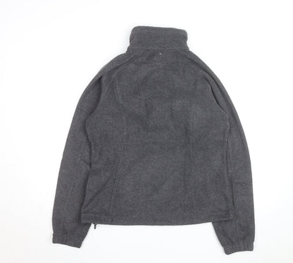 Columbia Womens Grey Fleece Full Zip Jacket Size M Outdoor Active