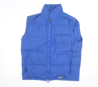 Stratos Mens Blue Puffer Waistcoat M Winter Outdoor Vest