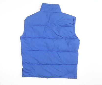 Stratos Mens Blue Puffer Waistcoat M Winter Outdoor Vest