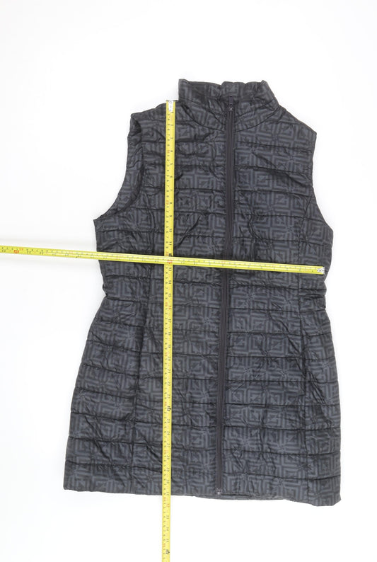 Liz Claiborne Women’s Black Quilted Puffer Waistcoat M