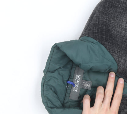 Kenneth Cole Reaction Men's Green Padded Bodywarmer Waistcoat Size L