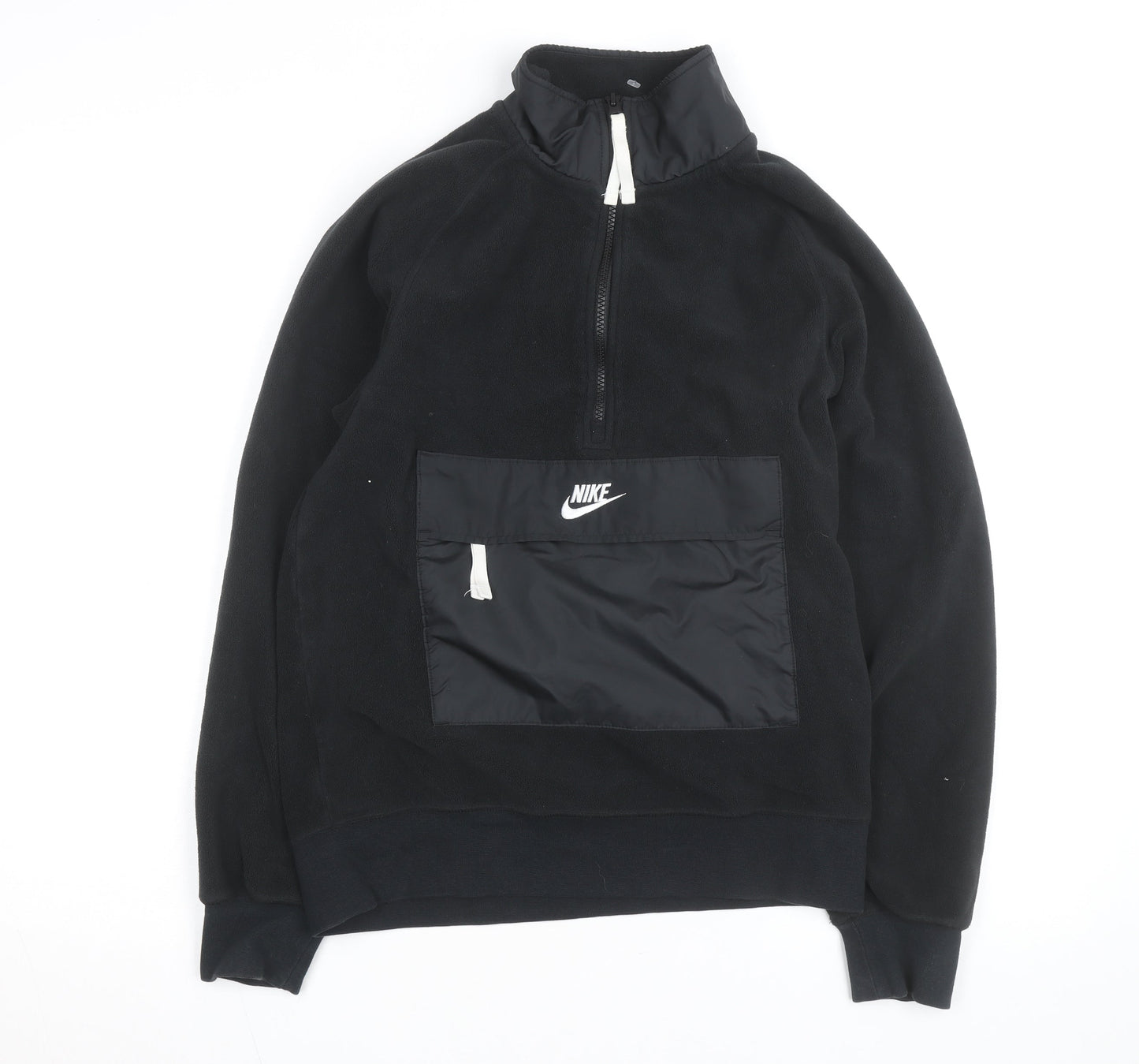 Nike Men's Black XS Fleece 1/2 Zip Pullover Sweatshirt