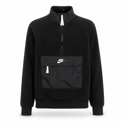 Nike Men's Black XS Fleece 1/2 Zip Pullover Sweatshirt