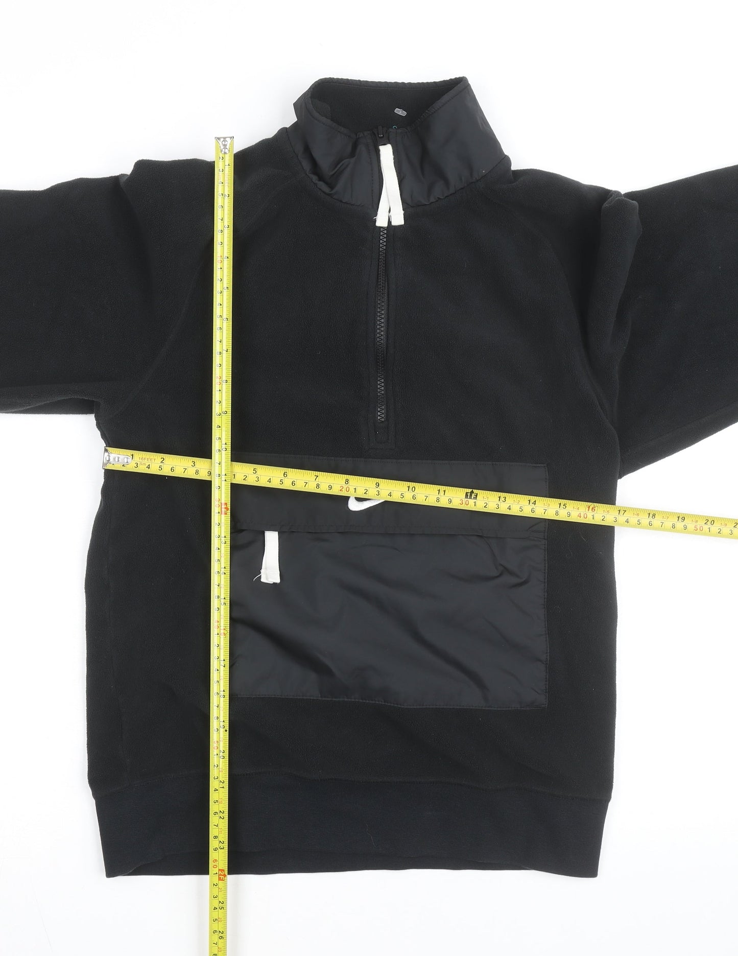 Nike Men's Black XS Fleece 1/2 Zip Pullover Sweatshirt