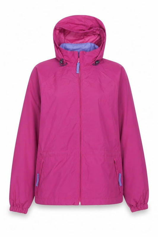 L.L. Bean Women's Pink Hooded Water Resistant Jacket Size S