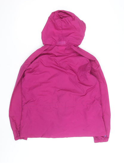 L.L. Bean Women's Pink Hooded Water Resistant Jacket Size S