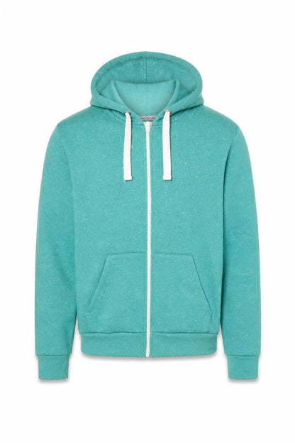 United Colors of Benetton Men's Green Full Zip Hoodie Small Regular Fit Fleece