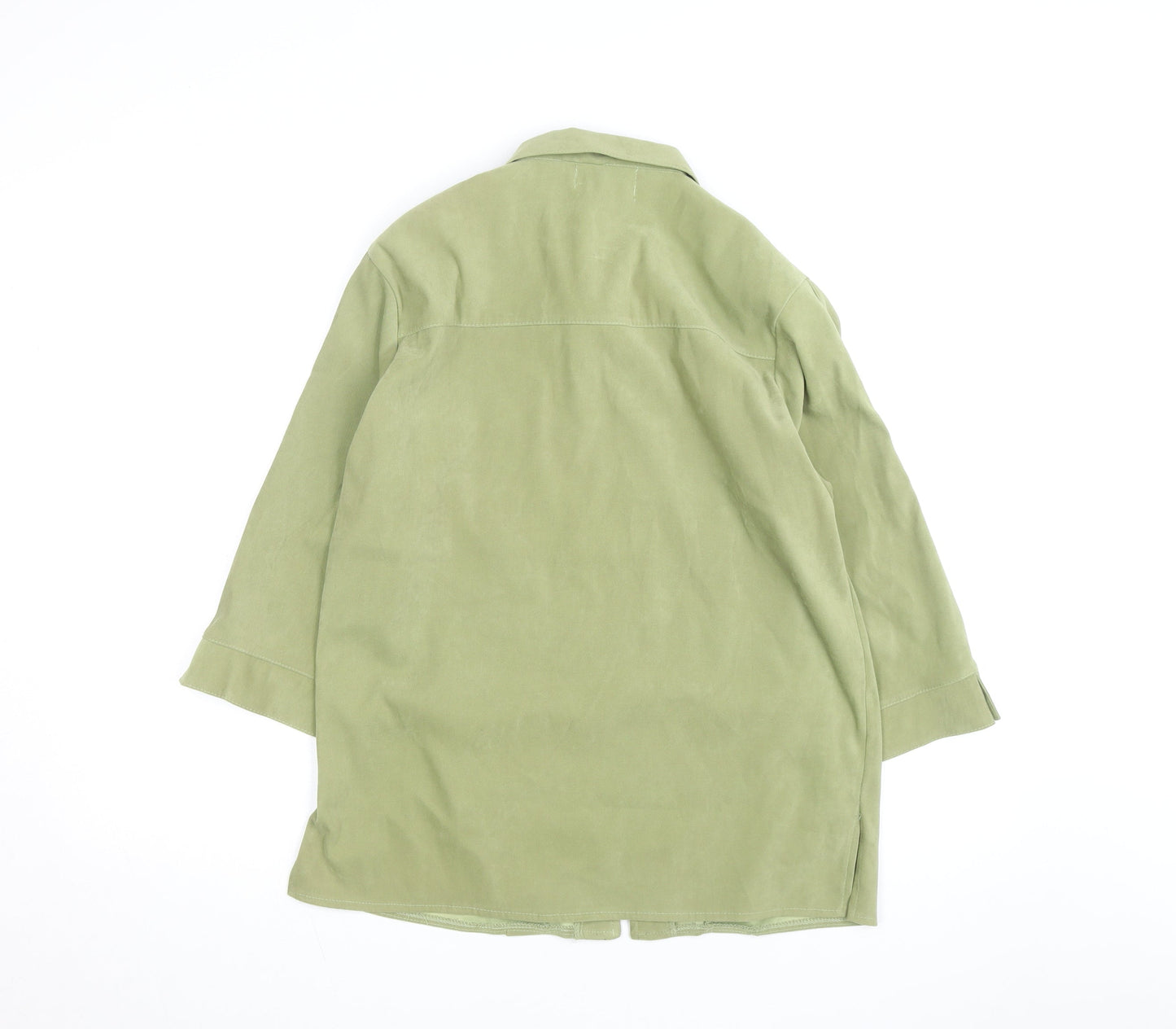 Mattex Line Women’s Green L Full Zip Mid-Length Casual Jacket
