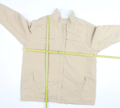 Marks and Spencer Womens Beige Water Resistant Mid-Length Jacket UK 18