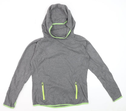 Energetics Men’s Grey Pullover Hoodie M Lightweight Sportswear