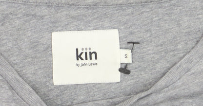 Kin by John Lewis Men's Grey Graphic Cotton T-Shirt Size S