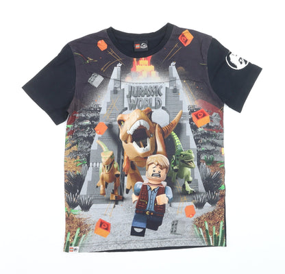 Next Boys Black LEGO Jurassic World Dinosaur Graphic T-Shirt 8 Years