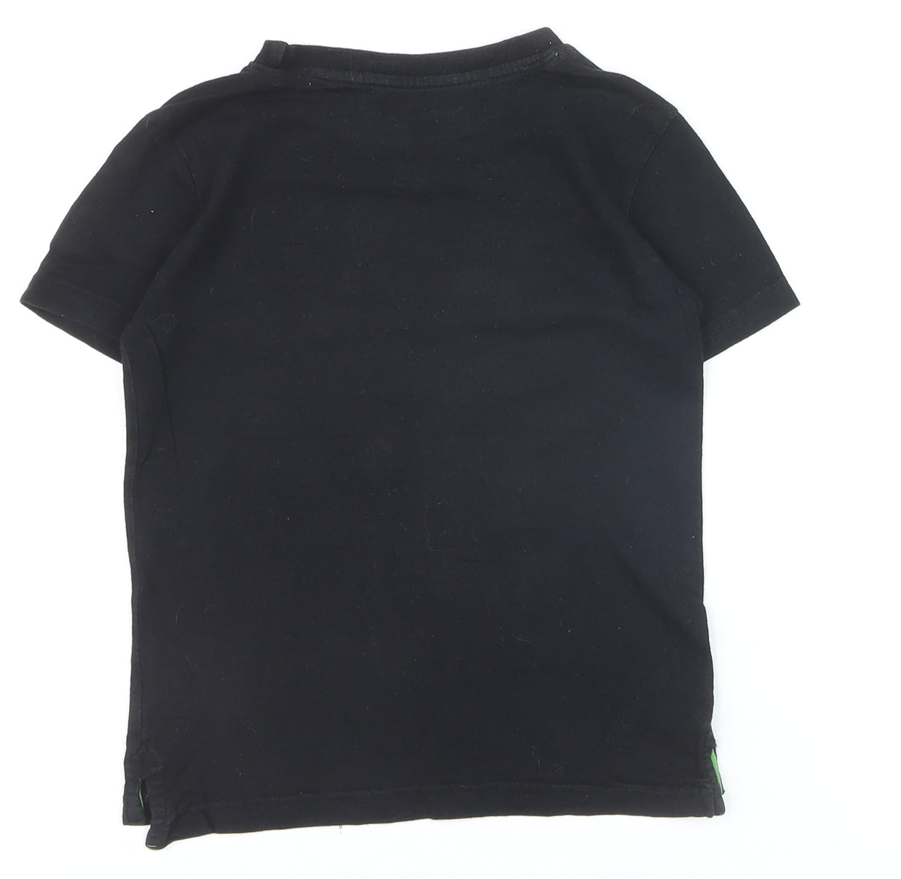 JINX Minecraft Boys Black Cotton Graphic T-Shirt 4-5 Years