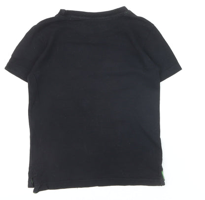 JINX Minecraft Boys Black Cotton Graphic T-Shirt 4-5 Years